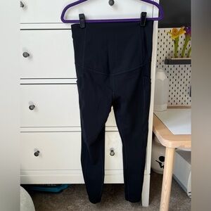 Fabletics Maternity PureLuxe High Waisted Black Full Length Leggings